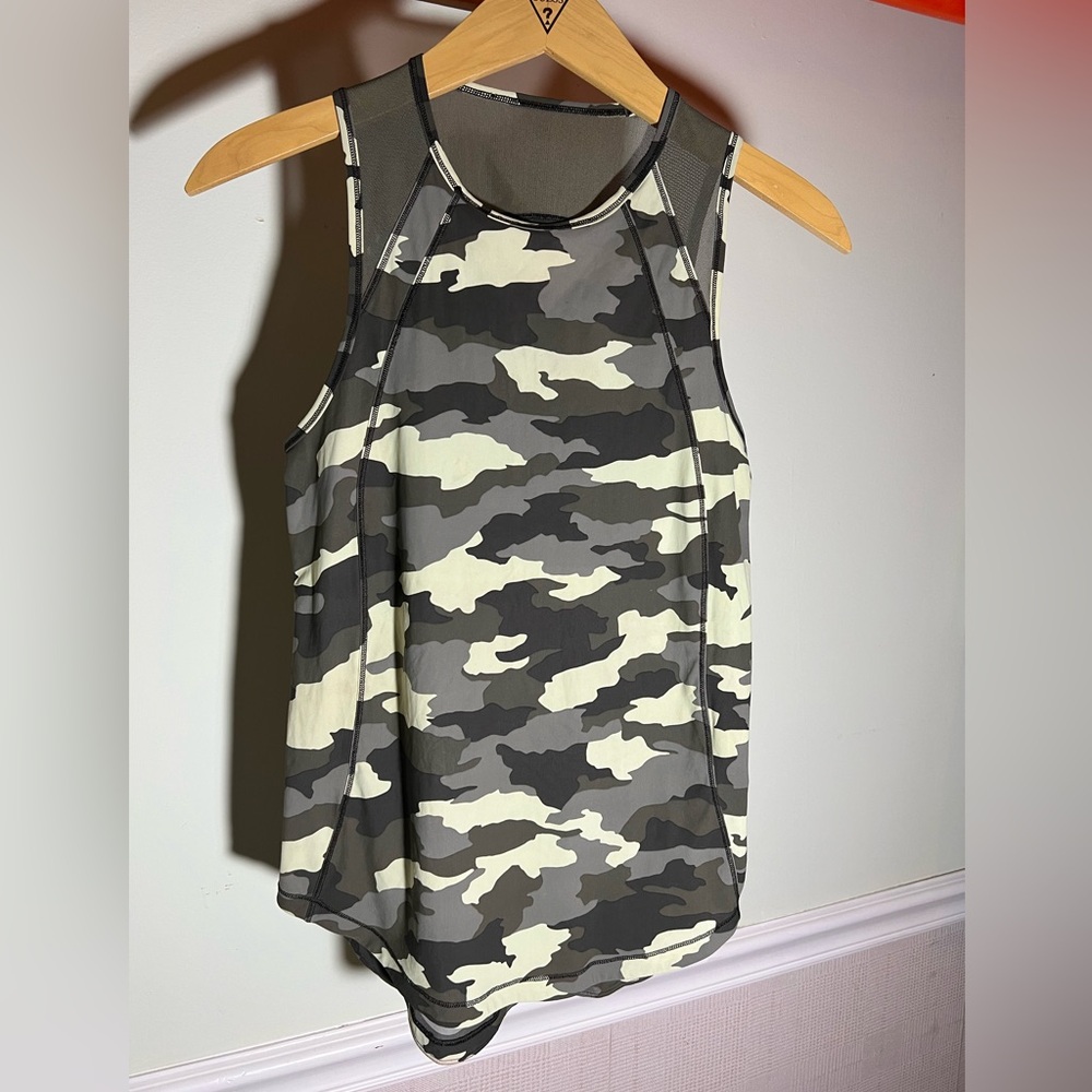 Lululemon Camo Print Tank Top